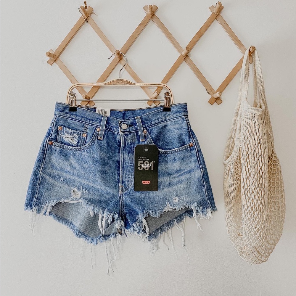 NWT Levis 501 cut offs shorts